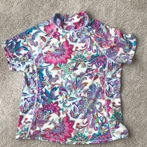 Lands end water rash guard size M